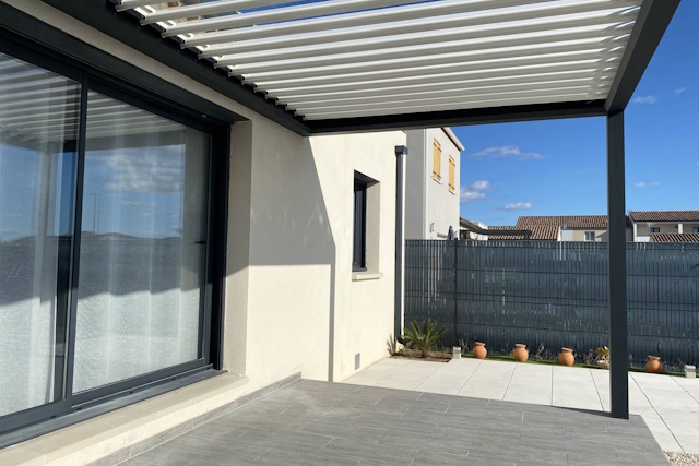 baie vitrée - Fenêtre sur les Alpilles