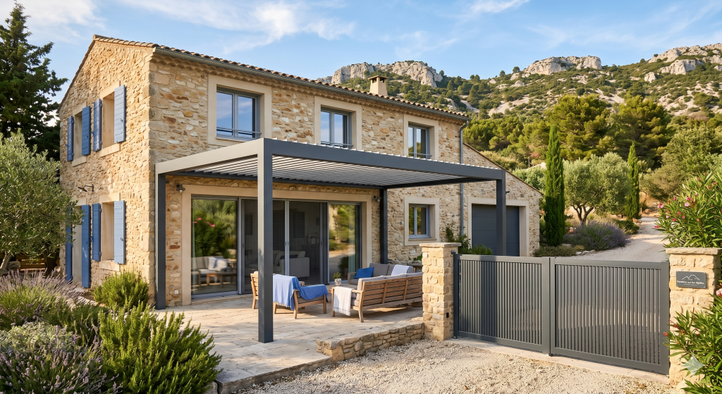menuiseries adaptées au climat Bouches-du-Rhône Gard Vaucluse - Fenêtre sur les Alpilles